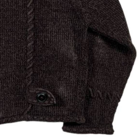 Lisa Nichols Vintage Brown Sweater Jacket | Size L - Picture 4 of 4